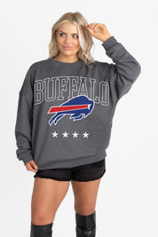 BUFFALO BILLS RISING STAR PREMIUM FLEECE CREWNECK PULLOVER