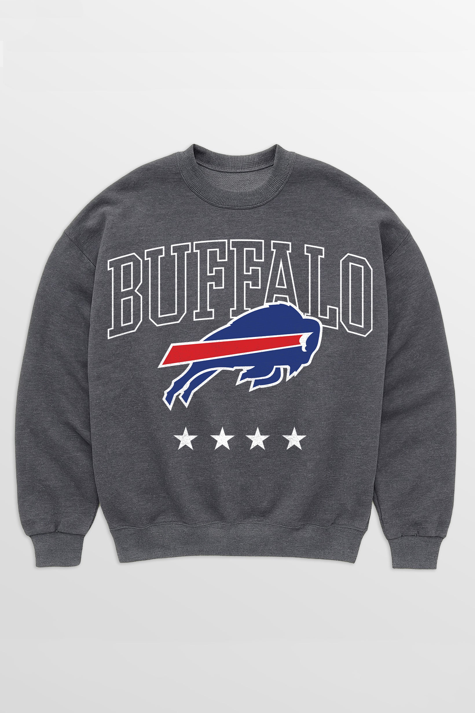 BUFFALO BILLS RISING STAR PREMIUM FLEECE CREWNECK PULLOVER