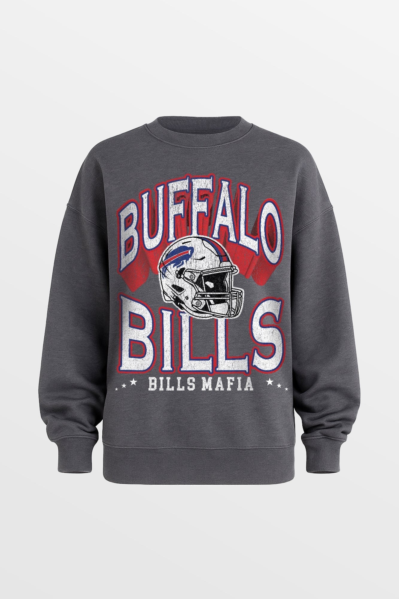 BUFFALO BILLS STAY COOL PREMIUM FLEECE CREWNECK PULLOVER BY RANDI MAHOMES