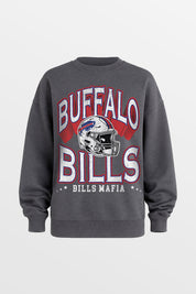 BUFFALO BILLS STAY COOL PREMIUM FLEECE CREWNECK PULLOVER BY RANDI MAHOMES