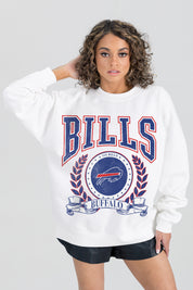 BUFFALO BILLS STAY COOL PREMIUM FLEECE CREWNECK PULLOVER