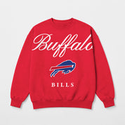 BUFFALO BILLS LEGACY CLUB PREMIUM FLEECE CREWNECK PULLOVER