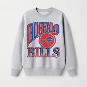 BUFFALO BILLS GAME ON PREMIUM FLEECE DROP SHOULDER CREWNECK PULLOVER