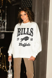 BUFFALO BILLS PEAK SEASON PREMIUM FLEECE CREWNECK PULLOVER