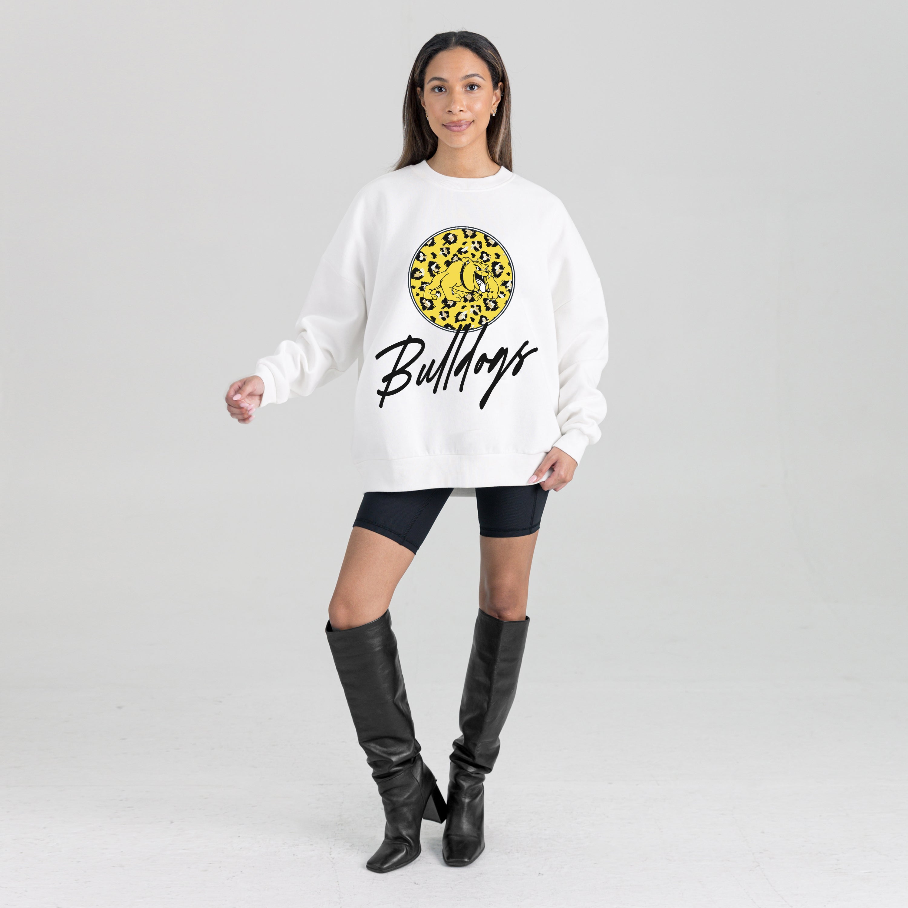 BOWIE STATE BULLDOGS WILD BREAKTHROUGH PREMIUM FLEECE CREWNECK PULLOVER