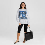 BYU COUGARS GAME ON PREMIUM FLEECE DROP SHOULDER CREWNECK PULLOVER