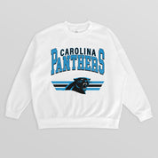 CAROLINA PANTHERS SWIFT STRIKE PREMIUM FLEECE CREWNECK PULLOVER