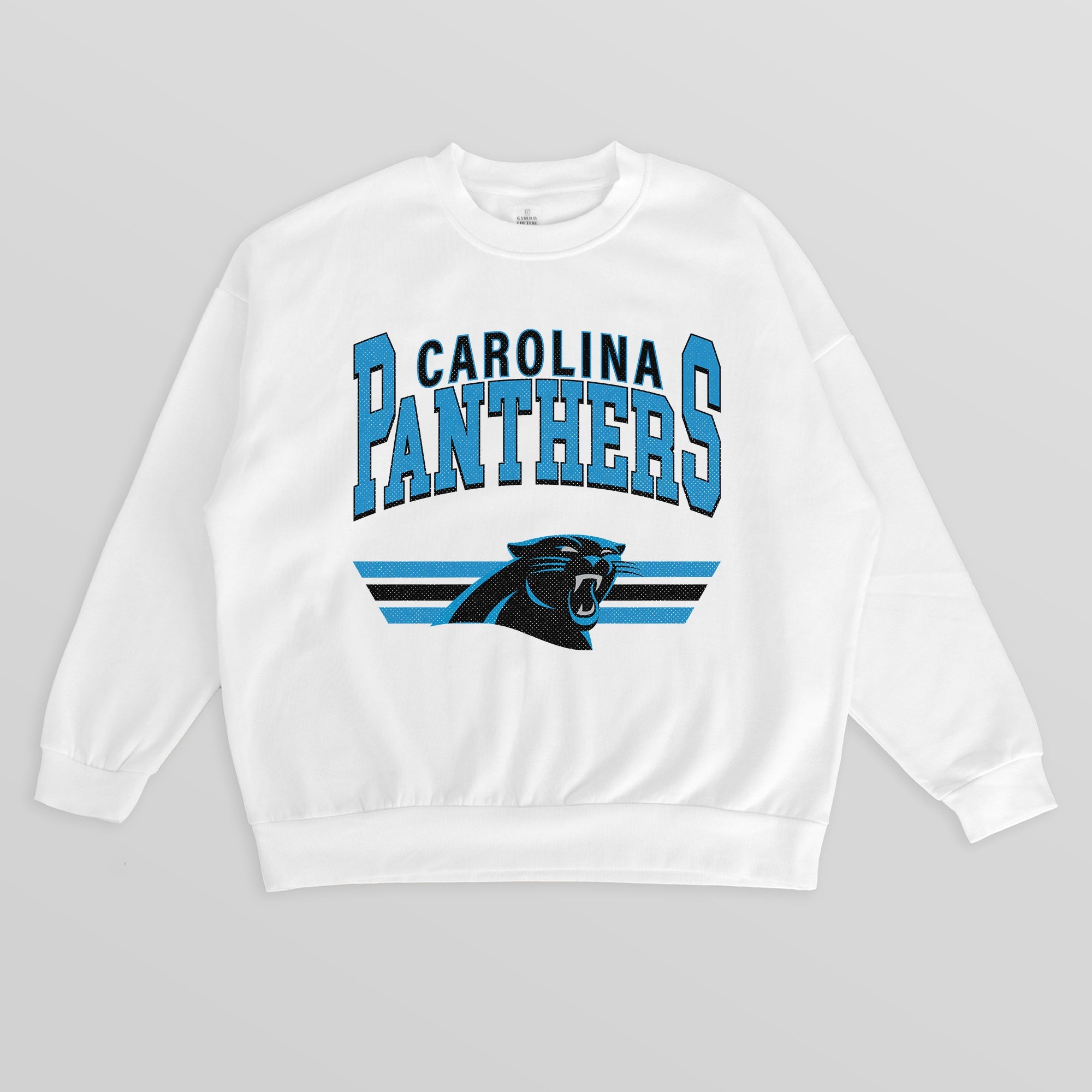 CAROLINA PANTHERS SWIFT STRIKE PREMIUM FLEECE CREWNECK PULLOVER
