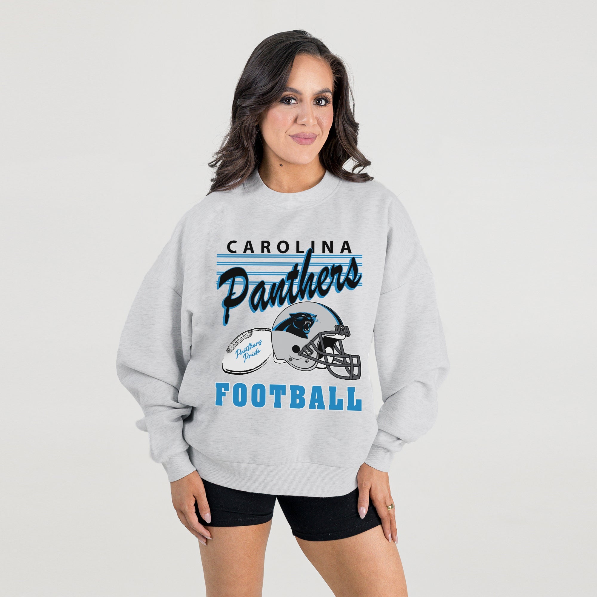 CAROLINA PANTHERS HOME TURF PREMIUM FLEECE CREWNECK PULLOVER