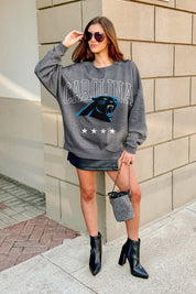 CAROLINA PANTHERS RISING STAR PREMIUM FLEECE CREWNECK PULLOVER