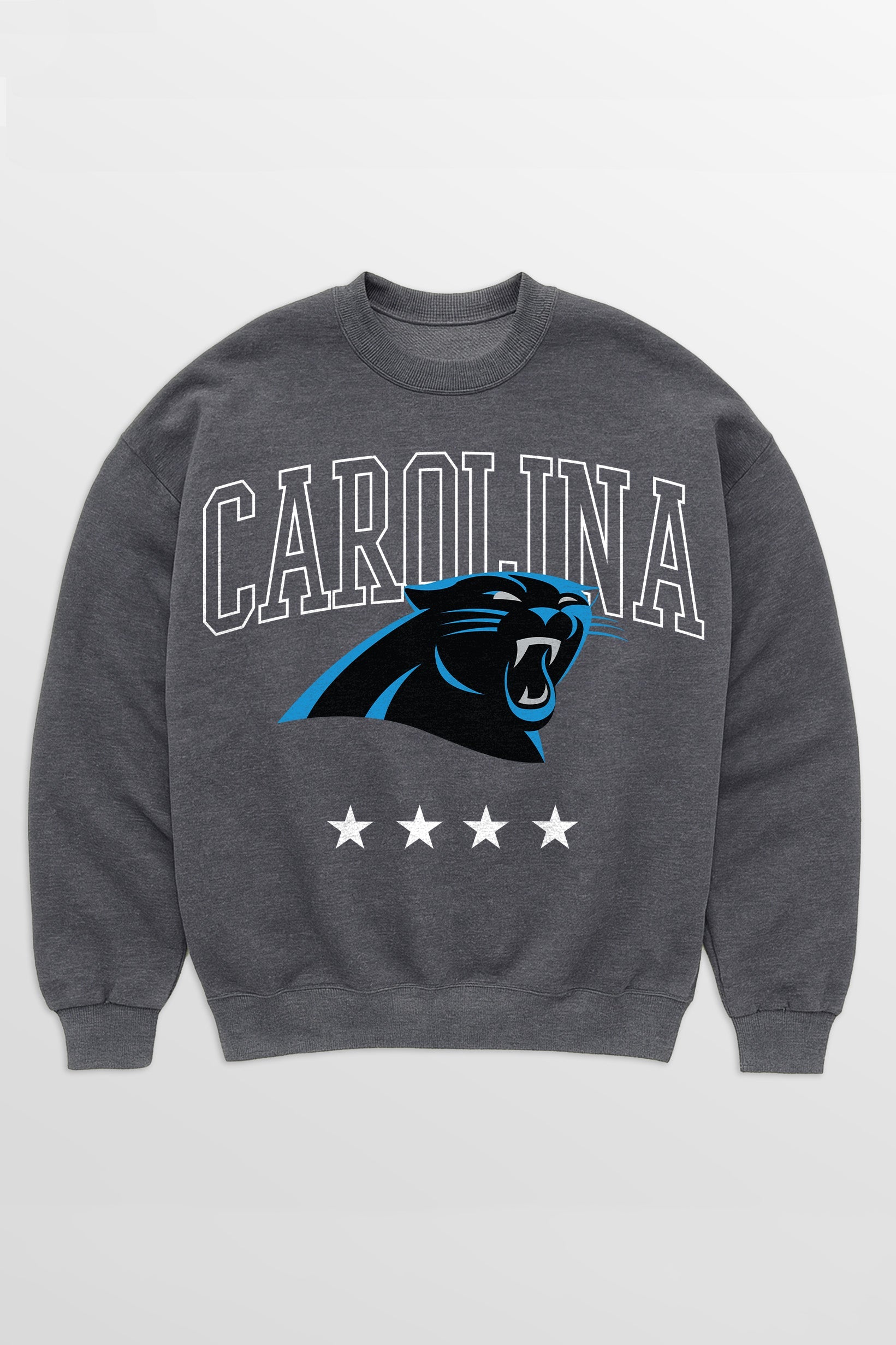 CAROLINA PANTHERS RISING STAR PREMIUM FLEECE CREWNECK PULLOVER
