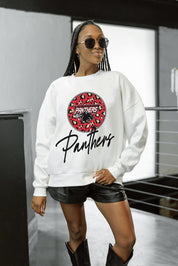 CLARK ATLANTA UNIVERSITY PANTHERS WILD BREAKTHROUGH PREMIUM FLEECE CREWNECK PULLOVER