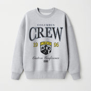 COLUMBUS CREW SC INSTANT CLASSIC PREMIUM FLEECE DROP SHOULDER CREWNECK PULLOVER