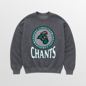 COASTAL CAROLINA CHANTICLEERS SATURDAY SEAL PREMIUM FLEECE DROP SHOULDER CREWNECK PULLOVER