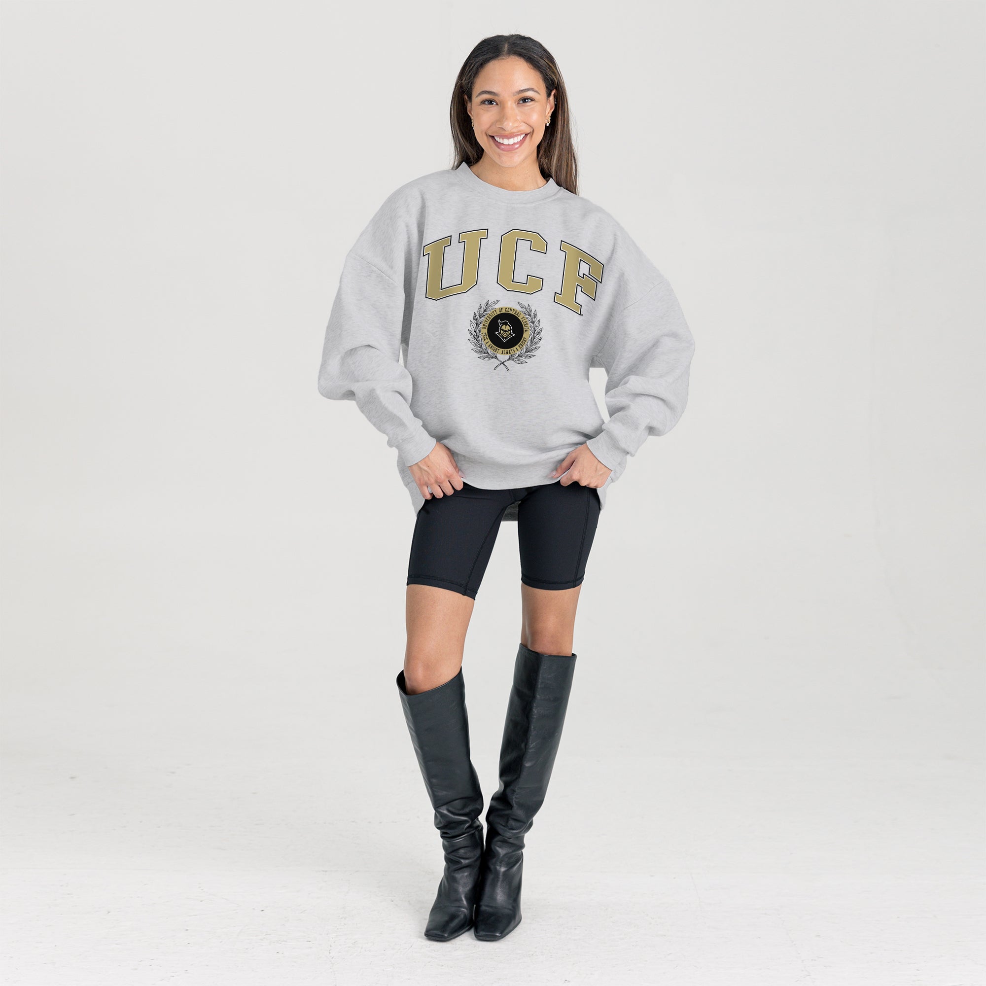 CENTRAL FLORIDA KNIGHTS TRADITION REFINED PREMIUM FLEECE CREWNECK PULLOVER
