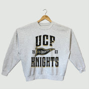 CENTRAL FLORIDA KNIGHTS PENNANT PRIDE PREMIUM FLEECE DROP SHOULDER CREWNECK PULLOVER