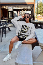 CENTRAL FLORIDA KNIGHTS PENNANT PRIDE PREMIUM FLEECE DROP SHOULDER CREWNECK PULLOVER