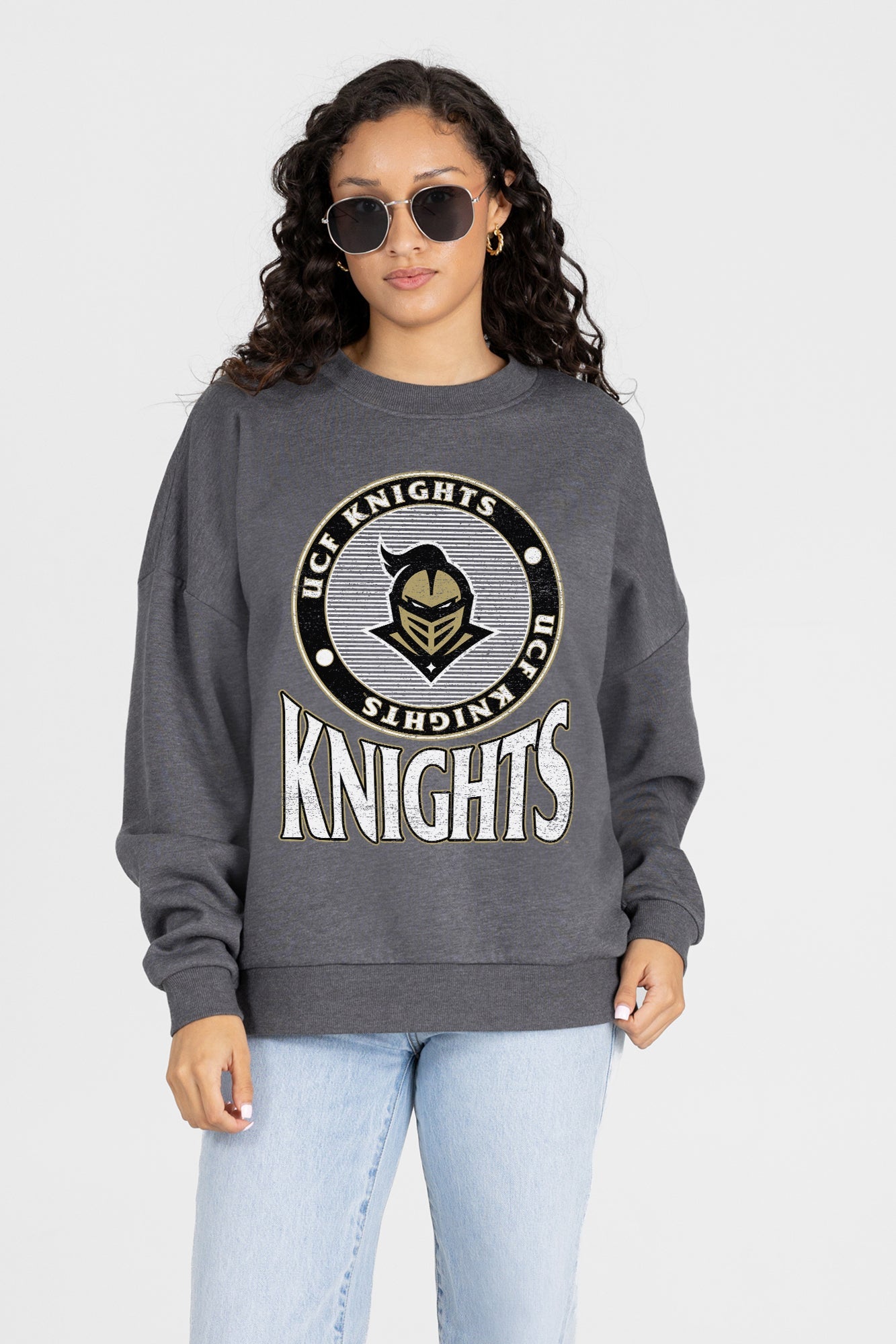 CENTRAL FLORIDA KNIGHTS SATURDAY SEAL PREMIUM FLEECE DROP SHOULDER CREWNECK PULLOVER