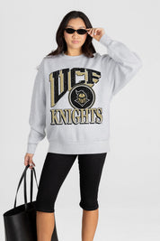 CENTRAL FLORIDA KNIGHTS GAME ON PREMIUM FLEECE DROP SHOULDER CREWNECK PULLOVER