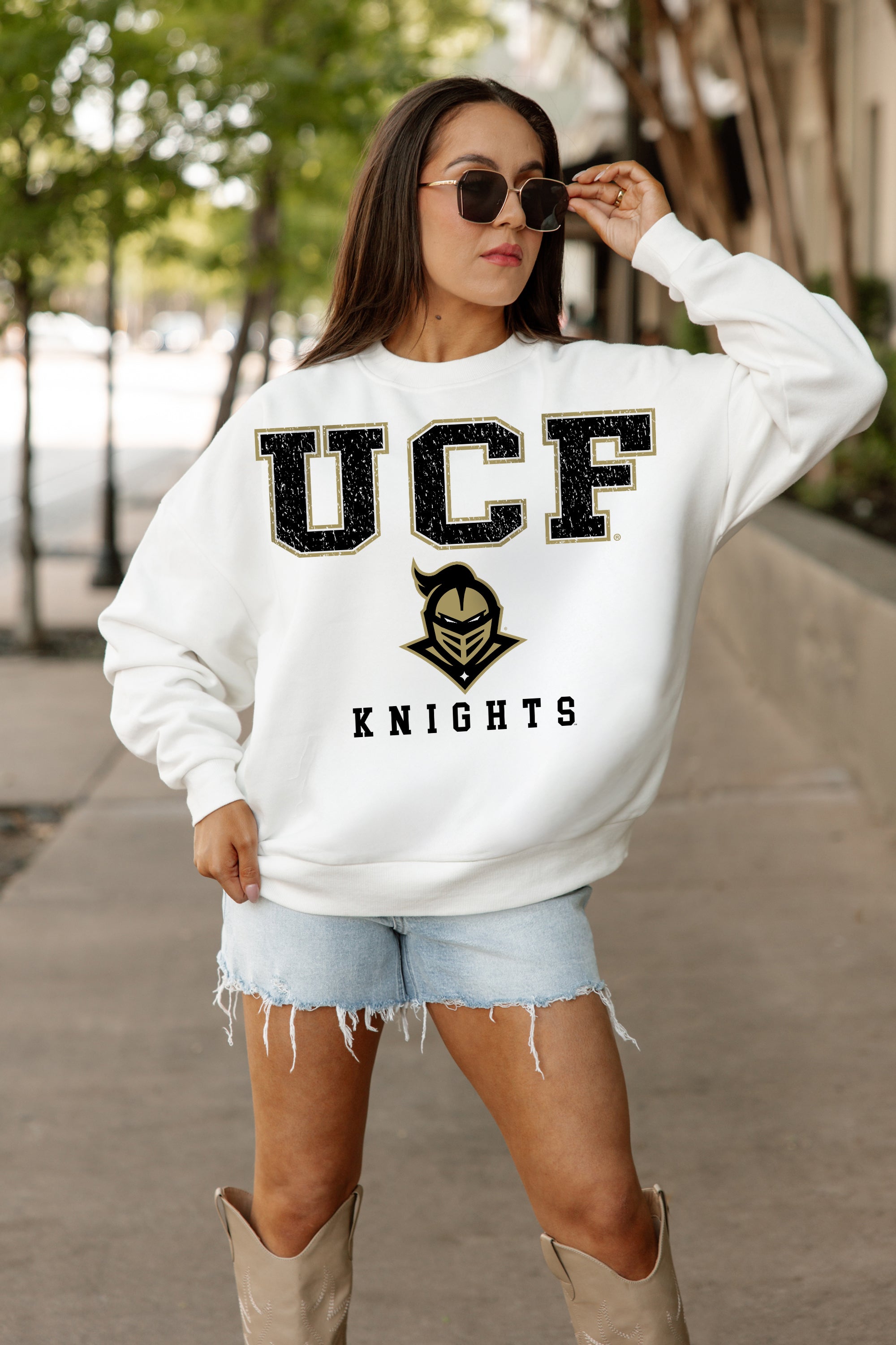 CENTRAL FLORIDA KNIGHTS Freestyle Fleece Drop-Shoulder Pullover