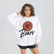 CHICAGO BEARS WILD BREAKTHROUGH PREMIUM FLEECE CREWNECK PULLOVER