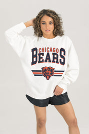 CHICAGO BEARS SWIFT STRIKE PREMIUM FLEECE CREWNECK PULLOVER