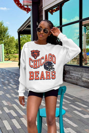 CHICAGO BEARS HARD EARNED PREMIUM FLEECE CREWNECK PULLOVER