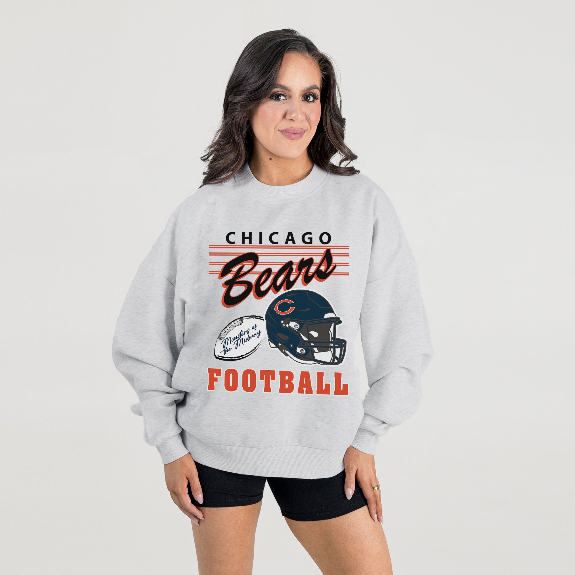 CHICAGO BEARS HOME TURF PREMIUM FLEECE CREWNECK PULLOVER