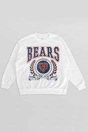 CHICAGO BEARS STAY COOL PREMIUM FLEECE CREWNECK PULLOVER