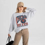 CHICAGO BEARS GAME ON PREMIUM FLEECE DROP SHOULDER CREWNECK PULLOVER