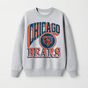 CHICAGO BEARS GAME ON PREMIUM FLEECE DROP SHOULDER CREWNECK PULLOVER