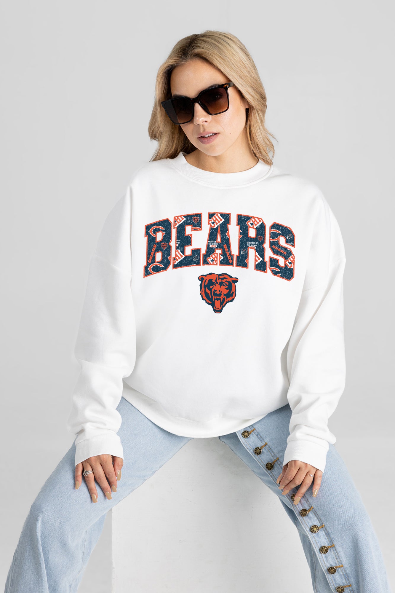 CHICAGO BEARS SWEET PLAY PREMIUM FLEECE PULLOVER