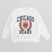 CHICAGO BEARS GOLD STANDARD PREMIUM FLEECE DROP SHOULDER CREWNECK PULLOVER