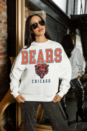CHICAGO BEARS Sunday Drives Fleece Crewneck Pullover