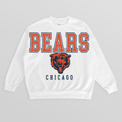 CHICAGO BEARS Sunday Drives Fleece Crewneck Pullover