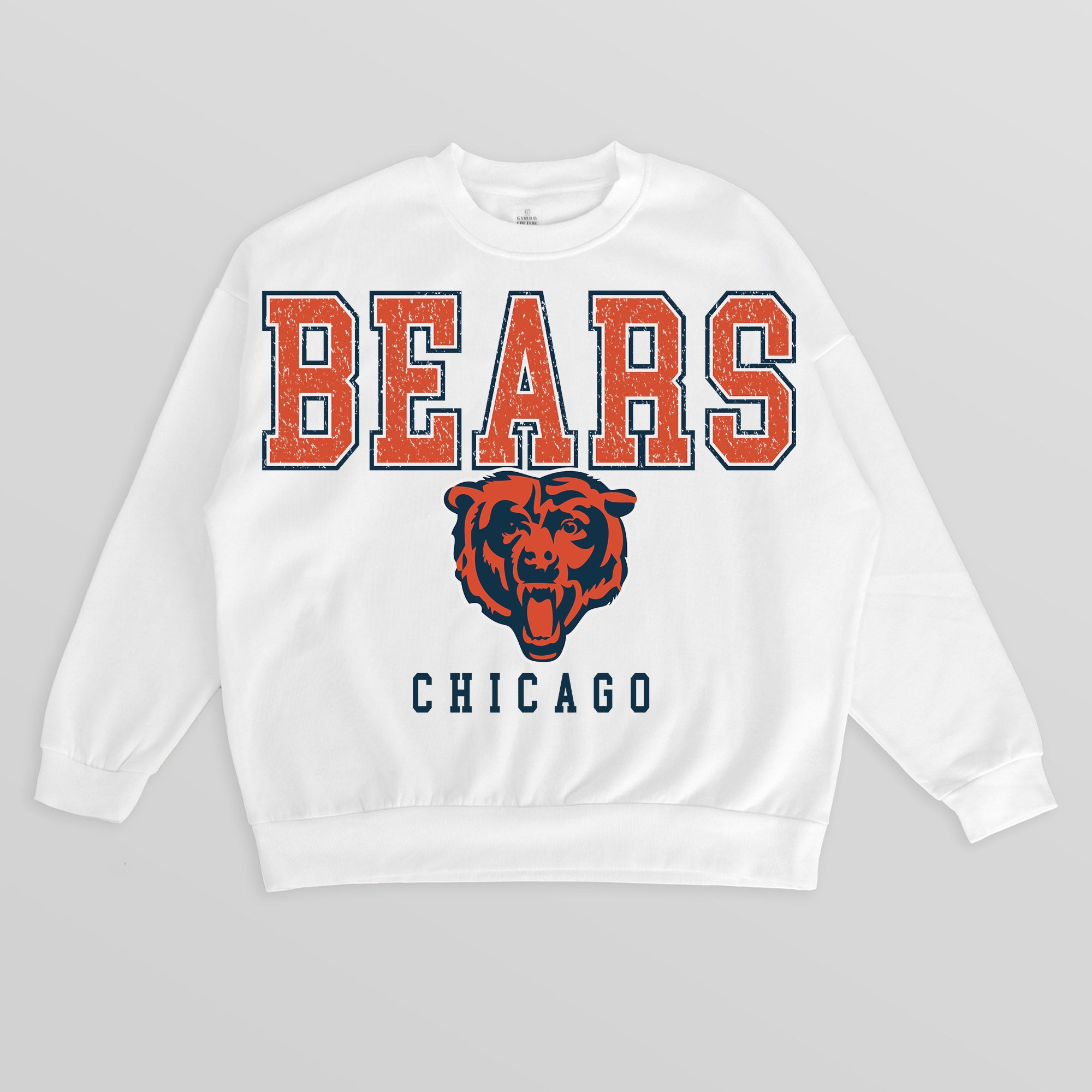 CHICAGO BEARS Sunday Drives Fleece Crewneck Pullover