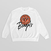 CINCINNATI BENGALS WILD BREAKTHROUGH PREMIUM FLEECE CREWNECK PULLOVER