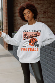 CINCINNATI BENGALS HOME TURF PREMIUM FLEECE CREWNECK PULLOVER