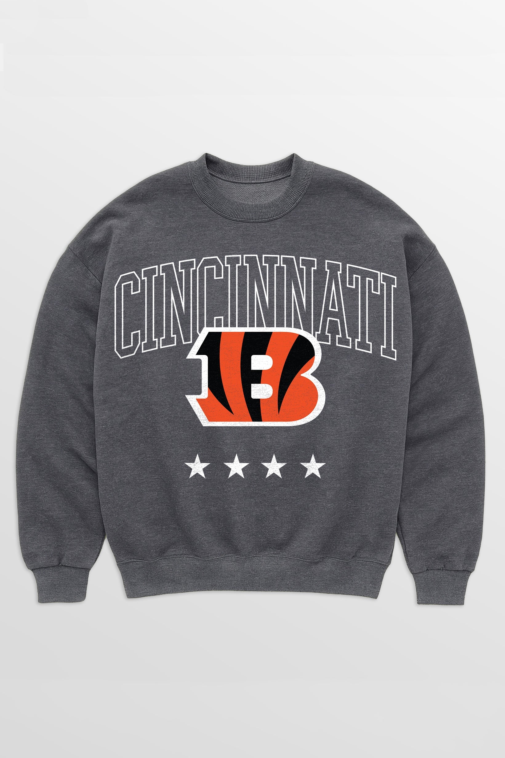 CINCINNATI BENGALS RISING STAR PREMIUM FLEECE CREWNECK PULLOVER