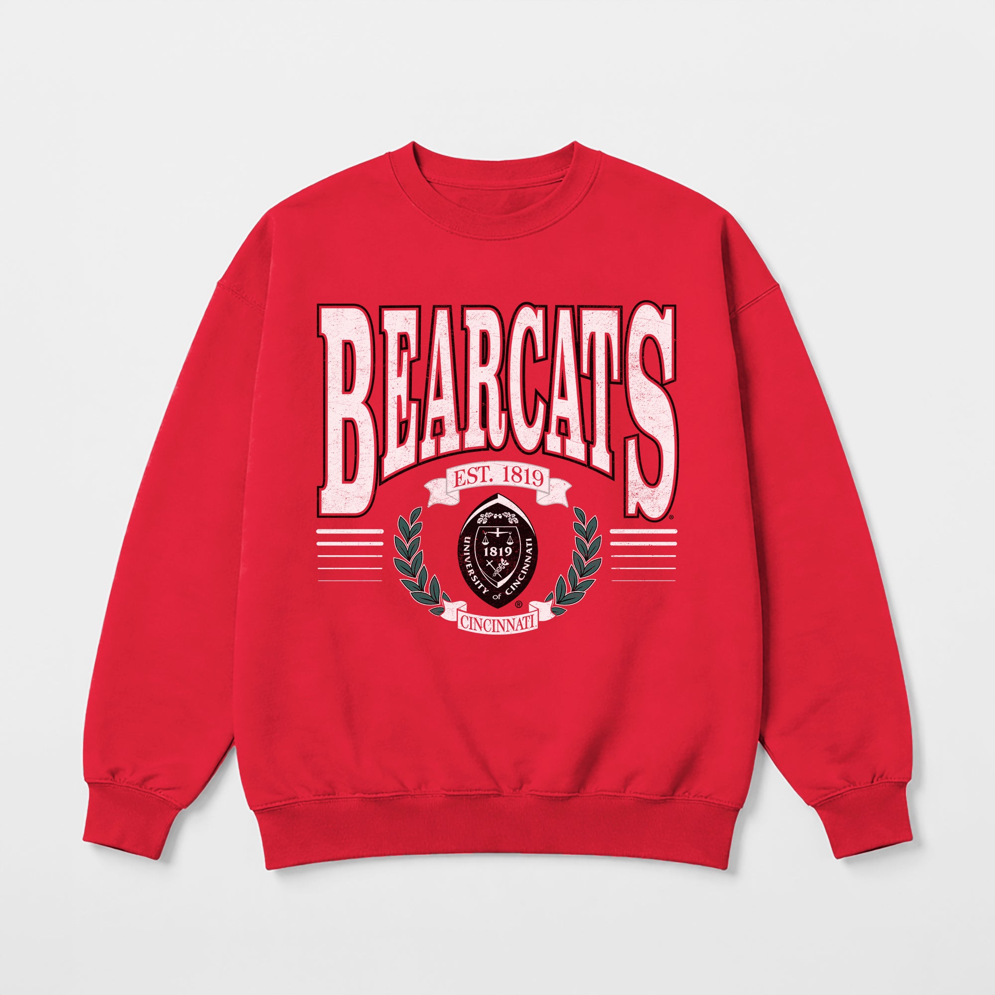 CINCINNATI BEARCATS HONOR BOUND PREMIUM FLEECE CREWNECK PULLOVER