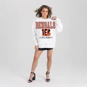 CINCINNATI BENGALS Sunday Drives Fleece Crewneck Pullover