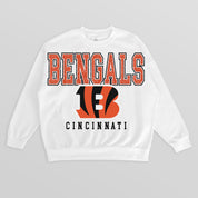 CINCINNATI BENGALS Sunday Drives Fleece Crewneck Pullover