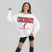 CINCINNATI BEARCATS Freestyle Fleece Drop-Shoulder Pullover