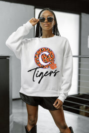 CLEMSON TIGERS WILD BREAKTHROUGH PREMIUM FLEECE CREWNECK PULLOVER