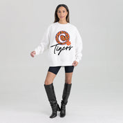 CLEMSON TIGERS WILD BREAKTHROUGH PREMIUM FLEECE CREWNECK PULLOVER