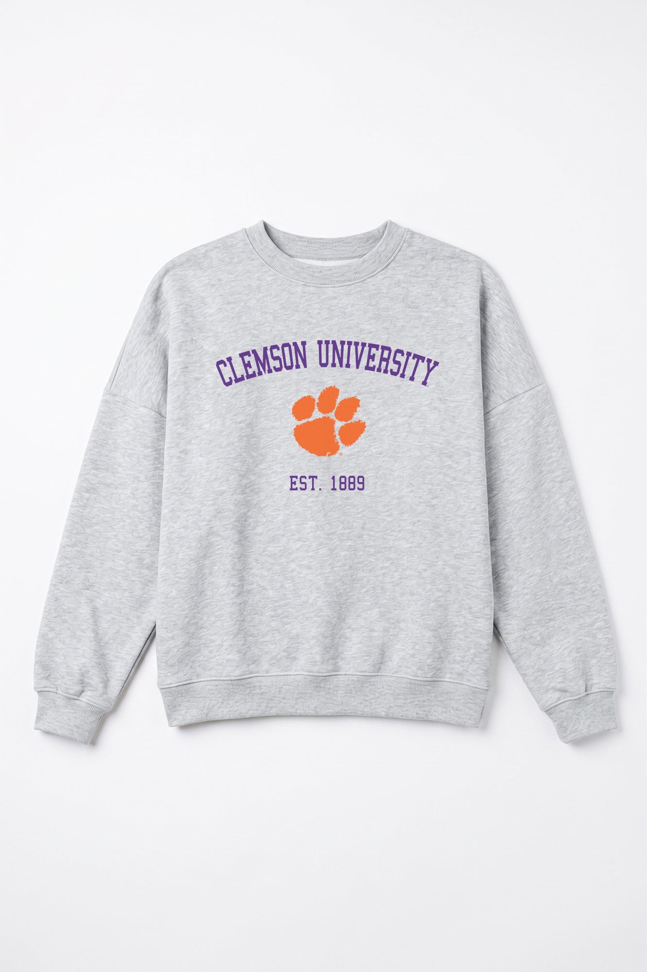CLEMSON TIGERS CAMPUS ENERGY PREMIUM FLEECE CREWNECK PULLOVER