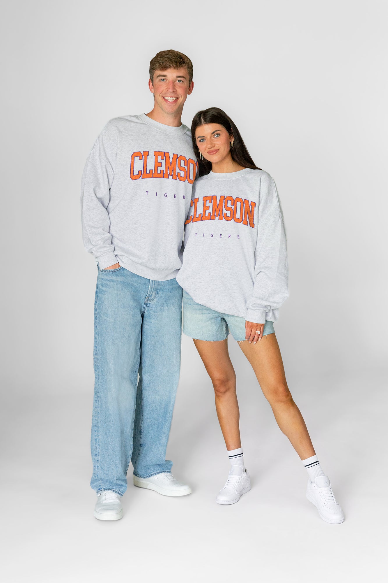 CLEMSON TIGERS NEXT MOVE PREMIUM FLEECE UNISEX CREWNECK PULLOVER