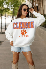 CLEMSON TIGERS Freestyle Fleece Drop-Shoulder Pullover
