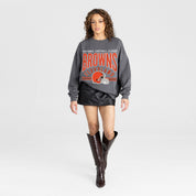 CLEVELAND BROWNS KICKOFF CLASSIC PREMIUM FLEECE PULLOVER