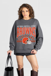 CLEVELAND BROWNS KICKOFF CLASSIC PREMIUM FLEECE PULLOVER